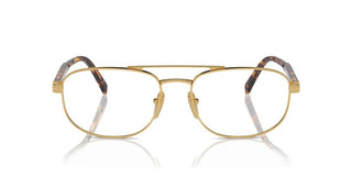 Prada PR A56V men Gold Round Eyeglasses