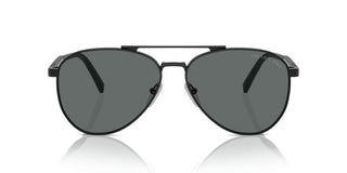 Prada PR A58S men Black Pilot Sunglasses