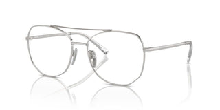 Prada PR A58V women Silver Pilot Eyeglasses