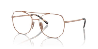 Prada PR A58V women Rose gold Pilot Eyeglasses