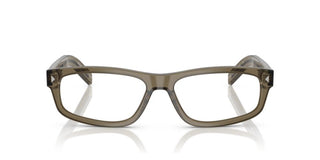 Prada PR B02V men Brown Squared Eyeglasses