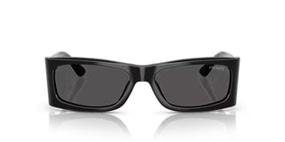 Prada PR B03S men Black Rectangle Sunglasses