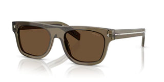 Prada PR B12S men Brown Squared Sunglasses