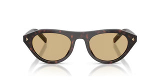 Prada PR B15S women Havana Squared Sunglasses