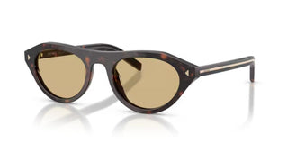 Prada PR B15S women Havana Squared Sunglasses