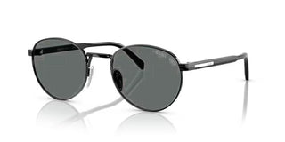 Prada PR B51S men Black Oval Sunglasses