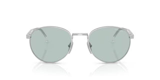 Prada Pr B51s Men Silver Oval Sunglasses