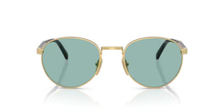 Prada PR B51S men Gold Oval Sunglasses