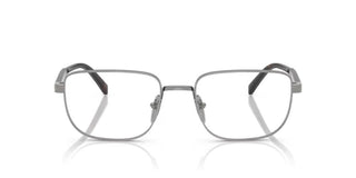 Prada PR B51V men Silver Geometric Eyeglasses