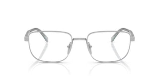 Prada PR B51V men Silver Geometric Eyeglasses