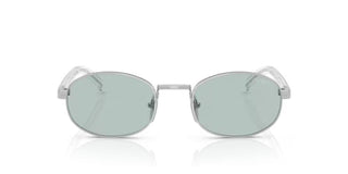 Prada PR B53S women Silver Oval Sunglasses