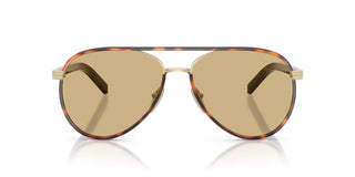 Prada PR B57S women Gold Pilot Sunglasses