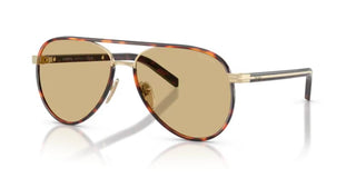 Prada PR B57S women Gold Pilot Sunglasses