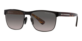 Prada PR 66ZS men Black Geometric Sunglasses