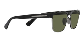 Prada PR 66ZS men Black Geometric Sunglasses