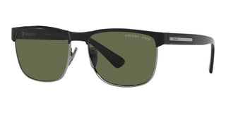 Prada PR 66ZS men Black Geometric Sunglasses