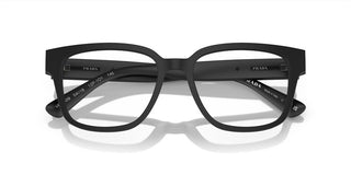 Prada PR A09V men Black Squared Eyeglasses