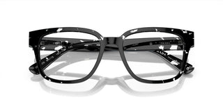 Prada PR A09V men Havana Squared Eyeglasses