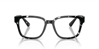 Prada PR A09V men Havana Squared Eyeglasses