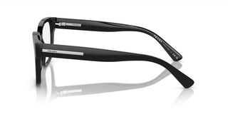 Prada PR A09V men Black Squared Eyeglasses