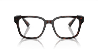 Prada PR A09V men Havana Squared Eyeglasses