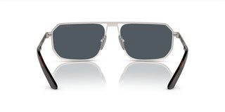 Prada PR A53S men Grey Geometric Sunglasses