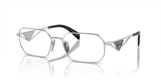 Prada PR A53V women Silver Geometric Eyeglasses