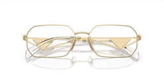 Prada PR A53V women Gold Geometric Eyeglasses