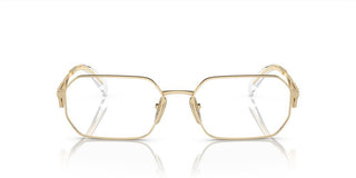 Prada PR A53V women Gold Geometric Eyeglasses