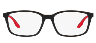 Prada Linea Rossa PS 01PV men Black Geometric Eyeglasses