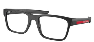 Prada Linea Rossa PS 02PV men Black Geometric Eyeglasses