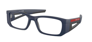 Prada Linea Rossa PS 03PV men Ruthenium Squared Eyeglasses