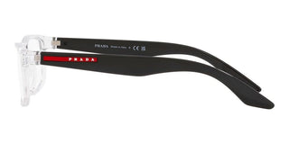 Prada Linea Rossa PS 04PV men Transparent Geometric Eyeglasses