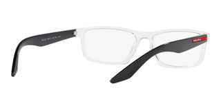 Prada Linea Rossa PS 04PV men Transparent Geometric Eyeglasses