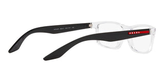 Prada Linea Rossa PS 04PV men Transparent Geometric Eyeglasses