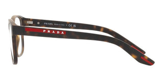 Prada Linea Rossa PS 06PV men Havana Squared Eyeglasses