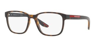 Prada Linea Rossa PS 06PV men Havana Squared Eyeglasses