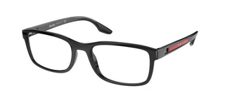 Prada Linea Rossa PS 09OV men Black Geometric Eyeglasses