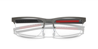 Prada Linea Rossa PS 51QV men Grey Geometric Eyeglasses