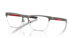 Prada Linea Rossa PS 51QV men Grey Geometric Eyeglasses