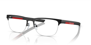 Prada Linea Rossa PS 51QV men Black Geometric Eyeglasses