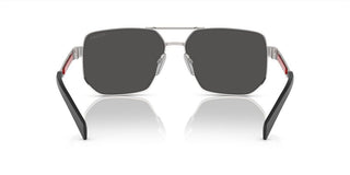 Prada Linea Rossa PS 51ZS men Silver Pilot Sunglasses