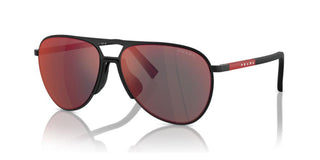 Prada Linea Rossa PS 53ZS men Black Pilot Sunglasses