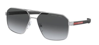 Prada Linea Rossa PS 55WS men Silver Visor Sunglasses