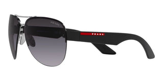 Prada Linea Rossa PS 55YS men Silver Pilot Sunglasses