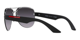 Prada Linea Rossa PS 55YS men Silver Pilot Sunglasses