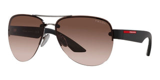 Prada Linea Rossa PS 55YS men Grey Pilot Sunglasses