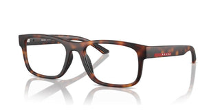 Prada Linea Rossa PS 04QV men Havana Rectangle Eyeglasses