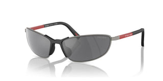 Prada Linea Rossa PS 55ZS men Ruthenium Sports Sunglasses