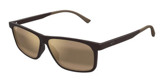 Maui Jim PULAMA MJ0618S men Brown Rectangle Sunglasses